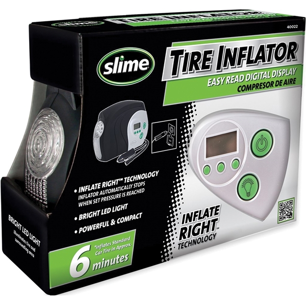Slime 40022 Tire Inflator, 12 V - 2