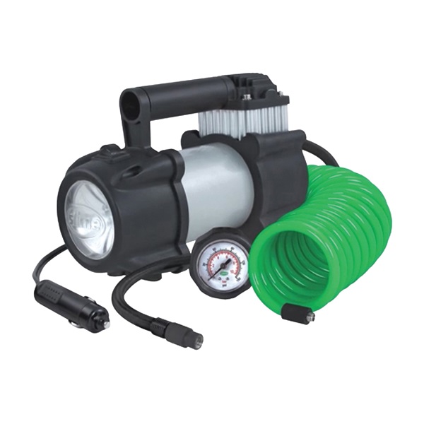 Pro Power 40031 Tire Inflator, 12 V, 0 to 150 psi Pressure, Dial Gauge