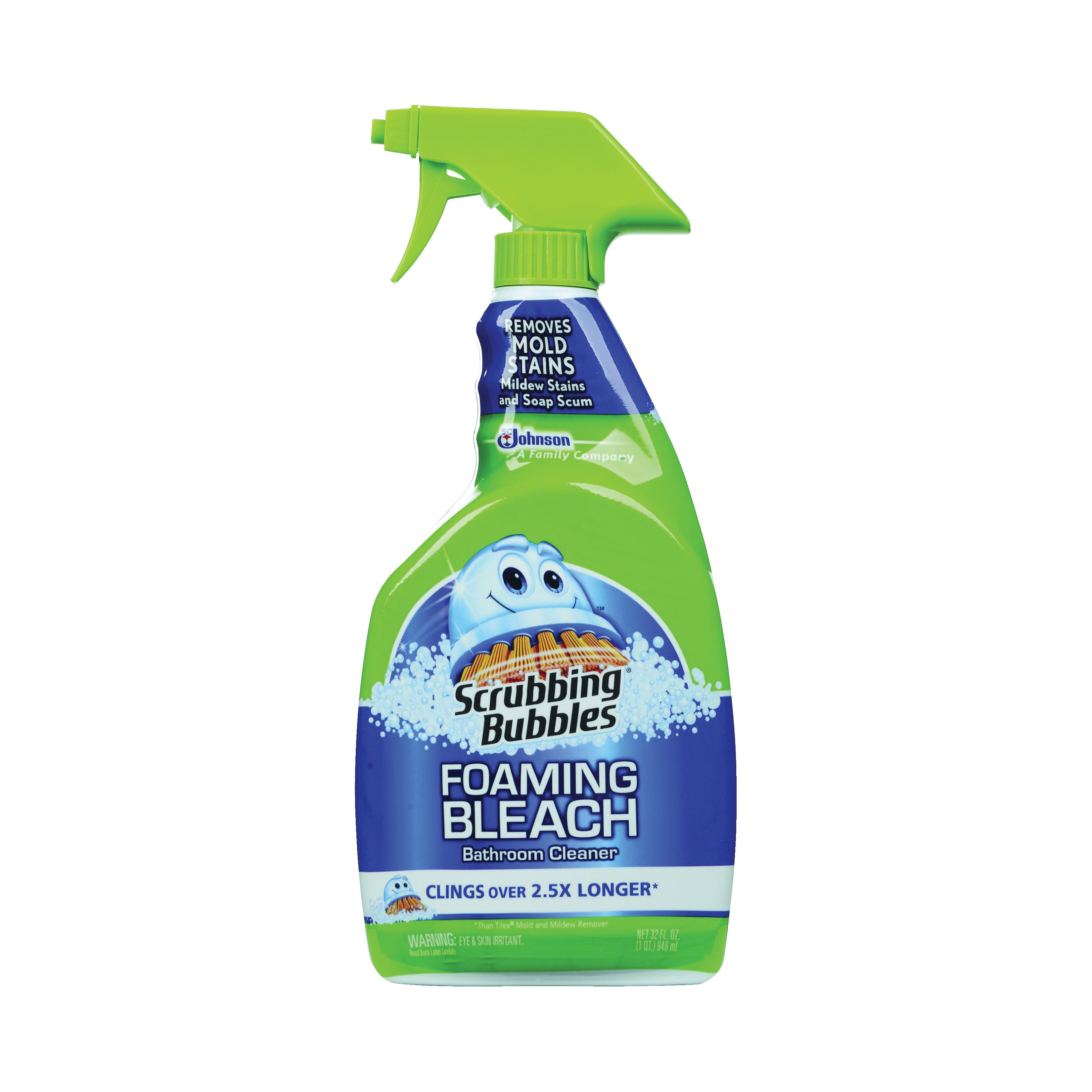70809 Foaming Cleaner, 32 oz Bottle, Liquid, Bleach, Clear