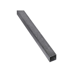 4067BC Series N316-257 Metal Tube, Square, 36 in L, 1-1/4 in W, 16 ga Wall, Steel, Plain