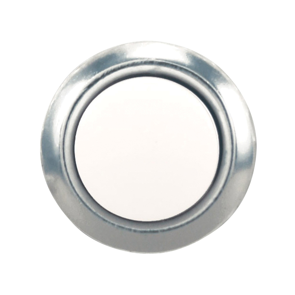 Heath Zenith SL-704-00 Pushbutton, Wired, Metal, Silver, Lighted