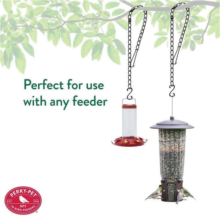 Perky-Pet 65T Hanging Chain, Rust-Resistant, Metal, Garden Green, Powder-Coated - 3
