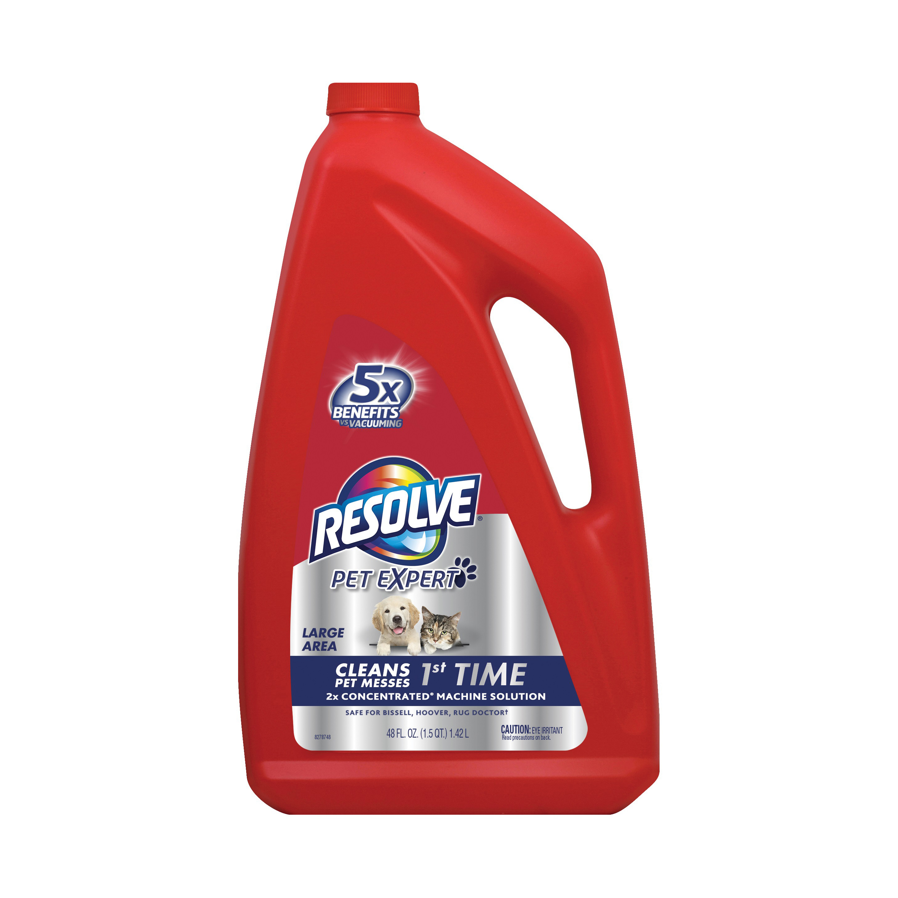 75531 Carpet Cleaner, 48 oz Bottle, Liquid, Amber, Clear Amber