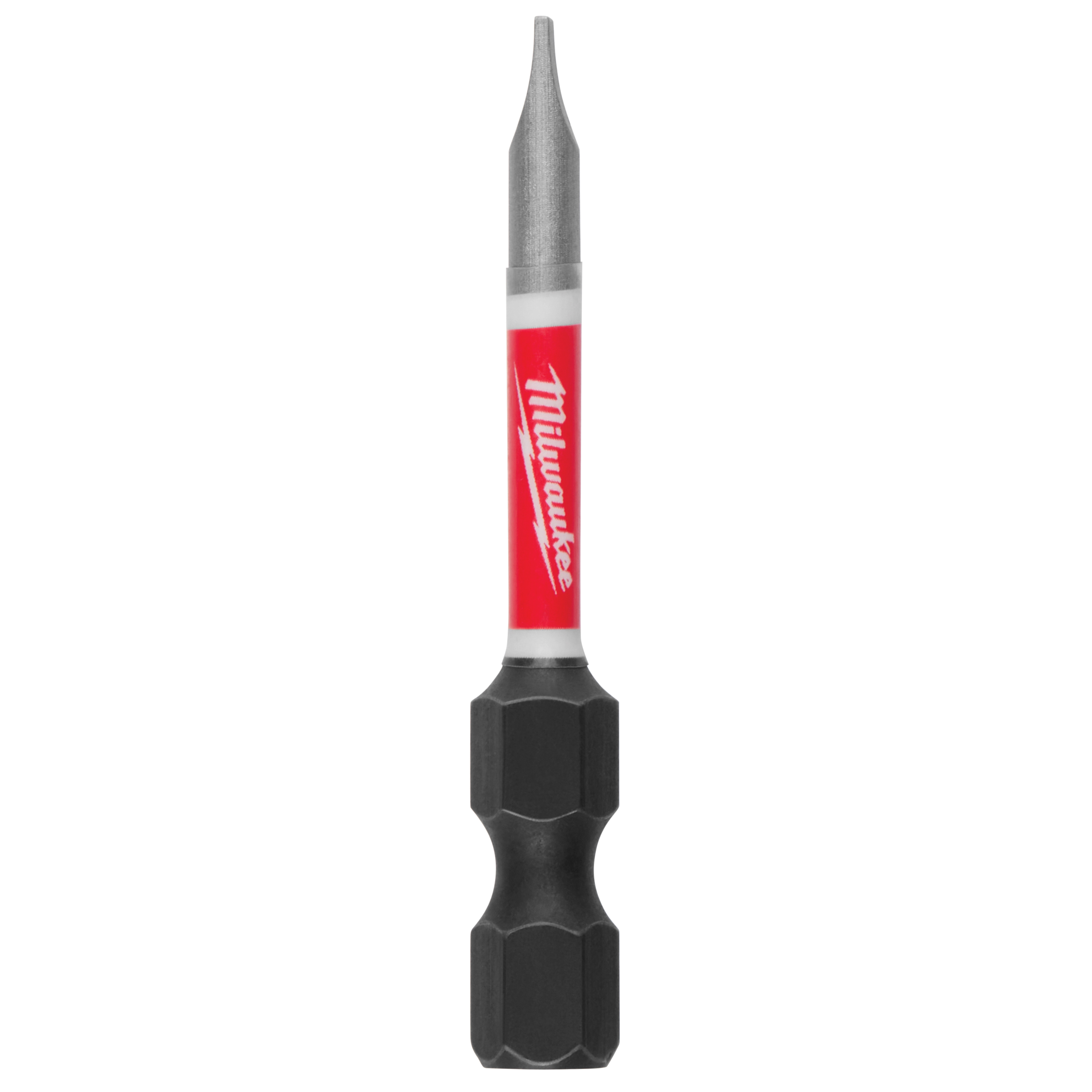 SHOCKWAVE 48-32-4916 Impact-Duty Power Screwdriver Bit, 1/8 in Drive, Slotted Drive, 1/4 in Shank, Hex Shank