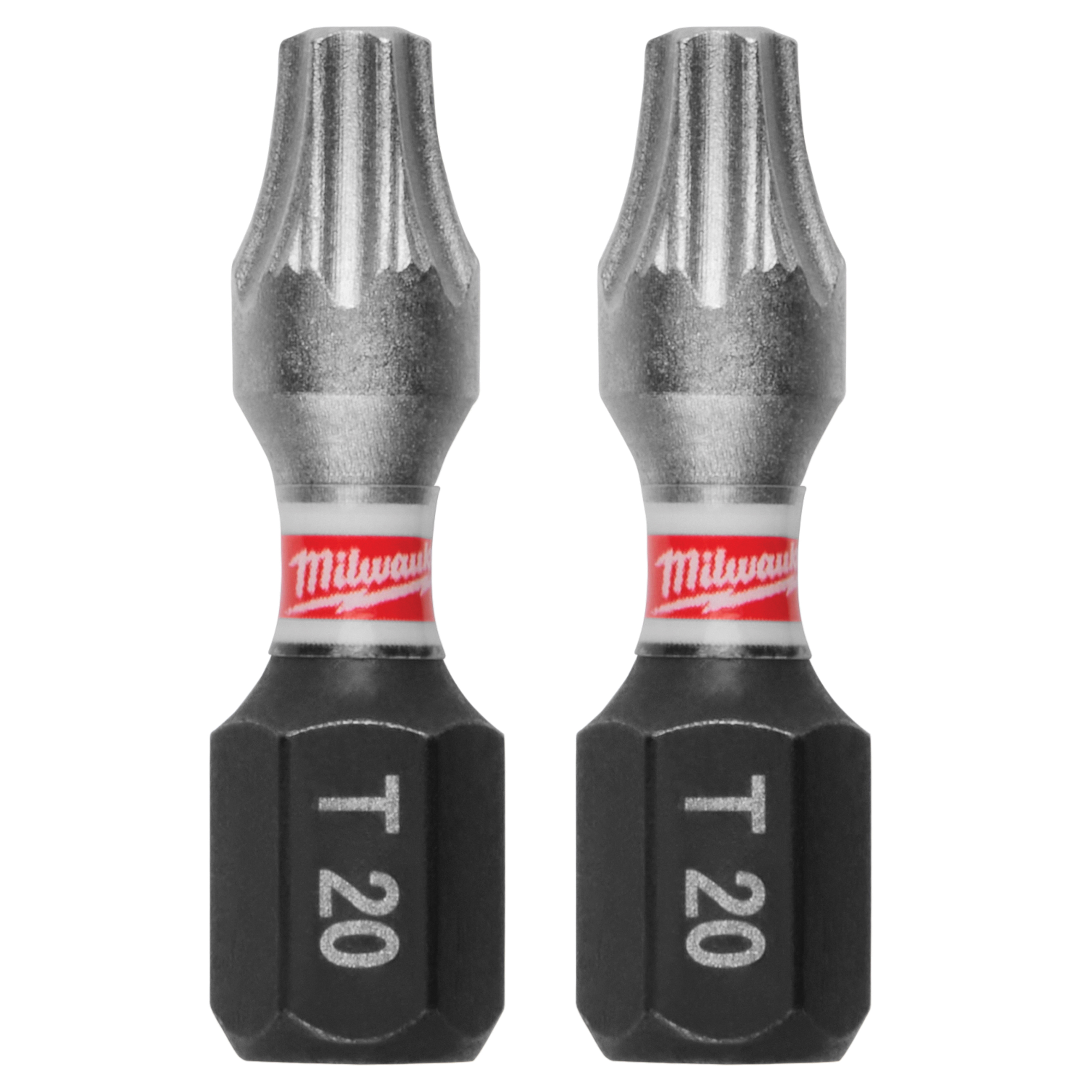 SHOCKWAVE 48-32-5013 Impact-Duty Screwdriver Insert Bit, #20 Drive, Torx Drive, 1/4 in Shank, Hex Shank, Steel