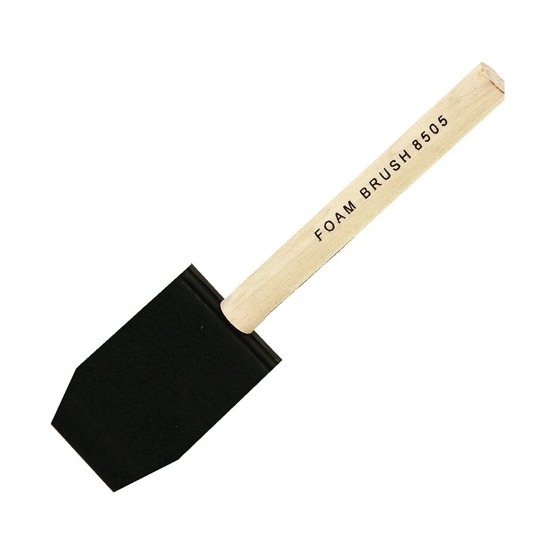 850510 Paint Brush, 1 in Brush, Foam Brush, Wood Handle