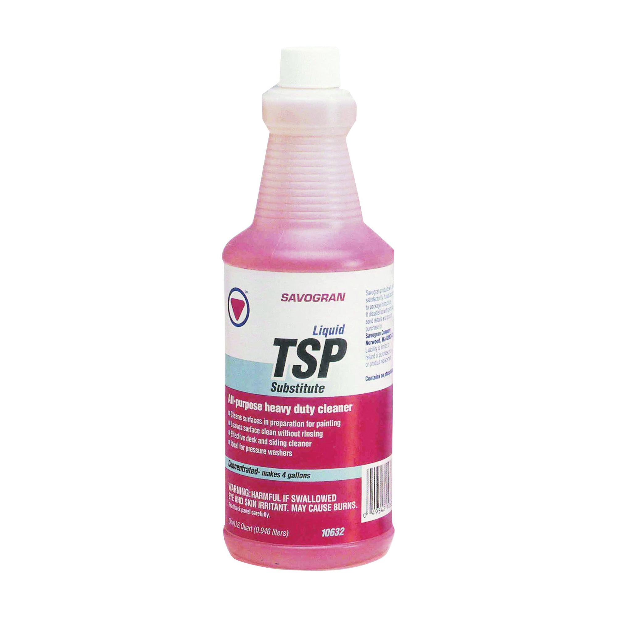 10632 All-Purpose Cleaner, 1 qt Bottle, Liquid, Clear/Pink