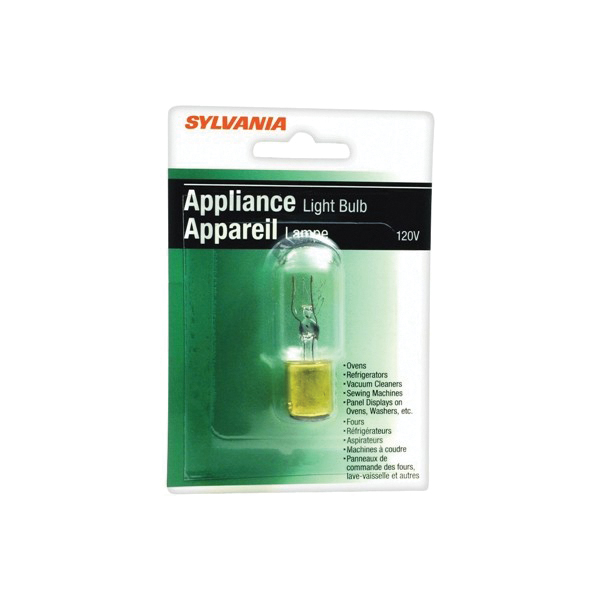 Sylvania LEDVANCE Series 18200 Incandescent Bulb, 15 W, T7 Lamp, Double Contact Bayonet Lamp Base, 110 Lumens - 2