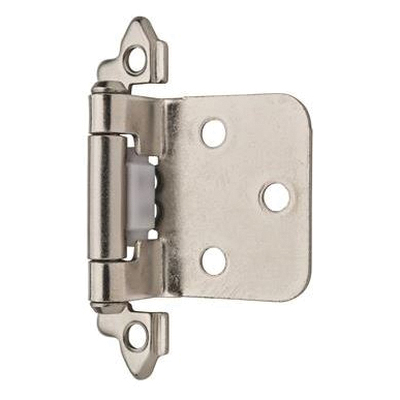 BPR7329G9 Cabinet Hinge, Self-Closing Close, Sterling Nickel
