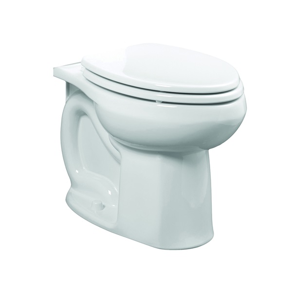 Colony 3251C.101.020 Flushometer Toilet Bowl, Elongated, 12 in Rough-In, Vitreous China, White