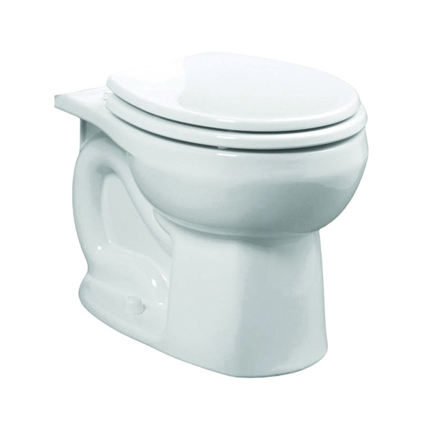 Colony 3251D.101.020 Flushometer Toilet Bowl, Round, 12 in Rough-In, Vitreous China, White