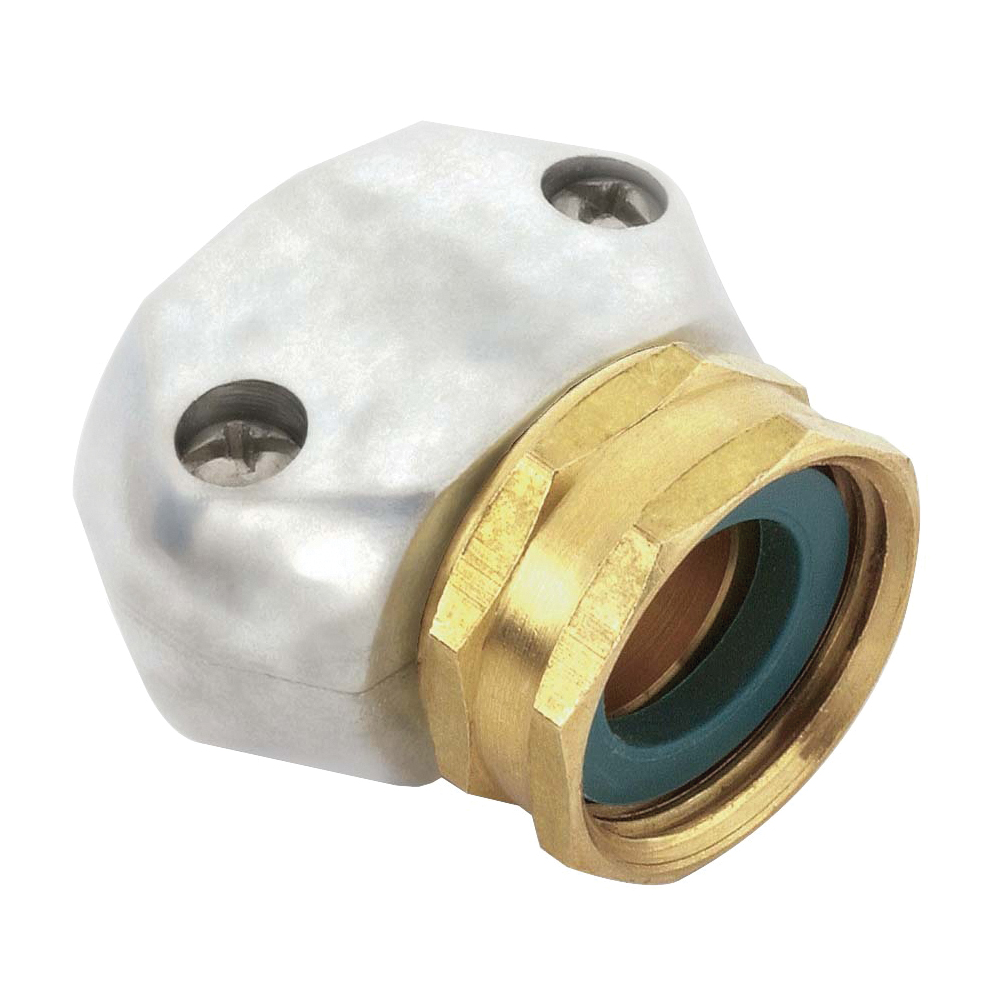 01FZ Hose Mender, 5/8 x 3/4 in, Female, Zinc