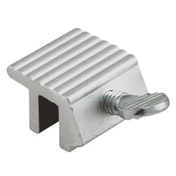 Defender Security U 9800 Sliding Window Lock, 1 in W Dimensions, Aluminum, Includes: (2) Thumb Screw Locks