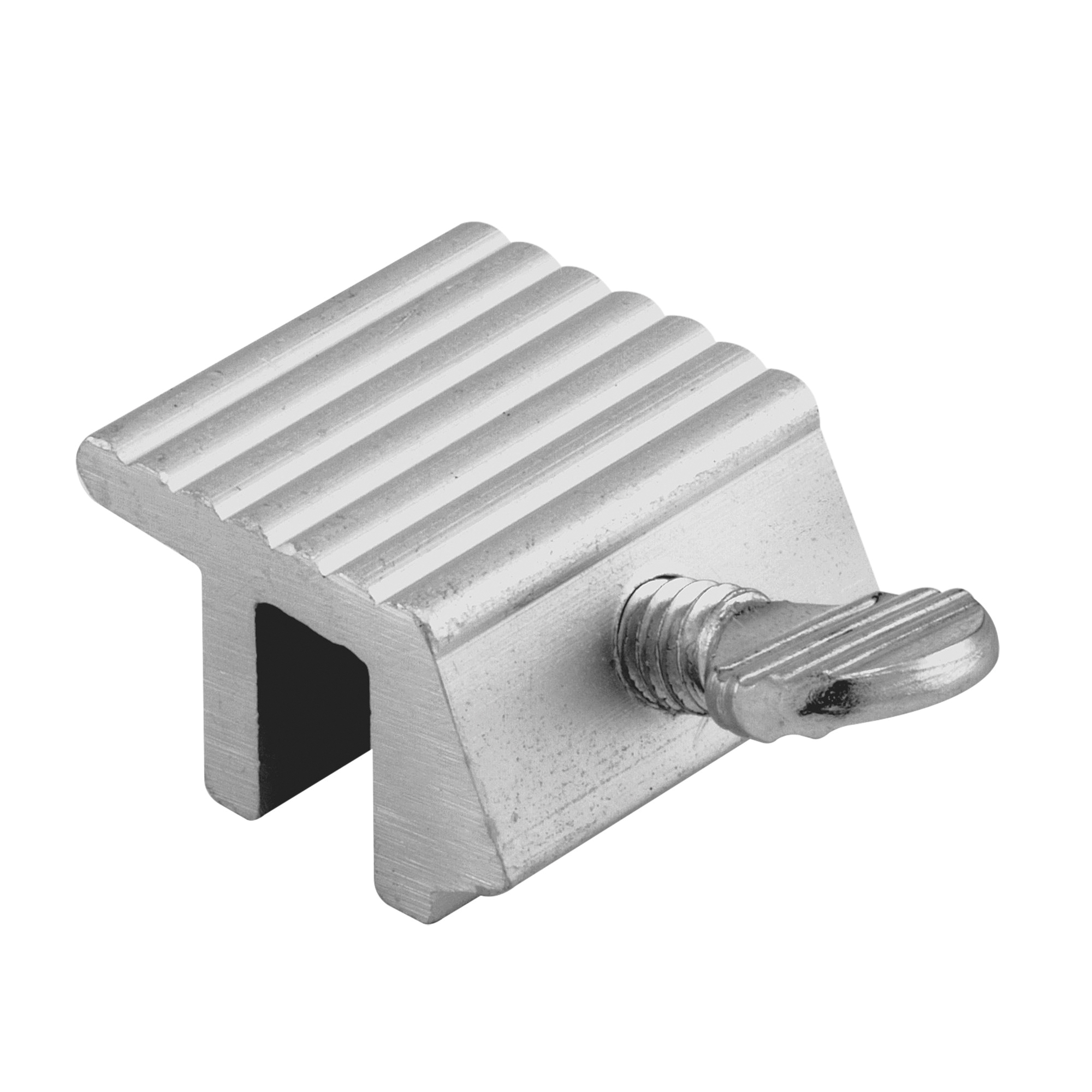 Prime-Line U 9800 Sliding Window Lock, 15/16 in L x 1/2 in W Backplate, Aluminum, Aluminum - 2
