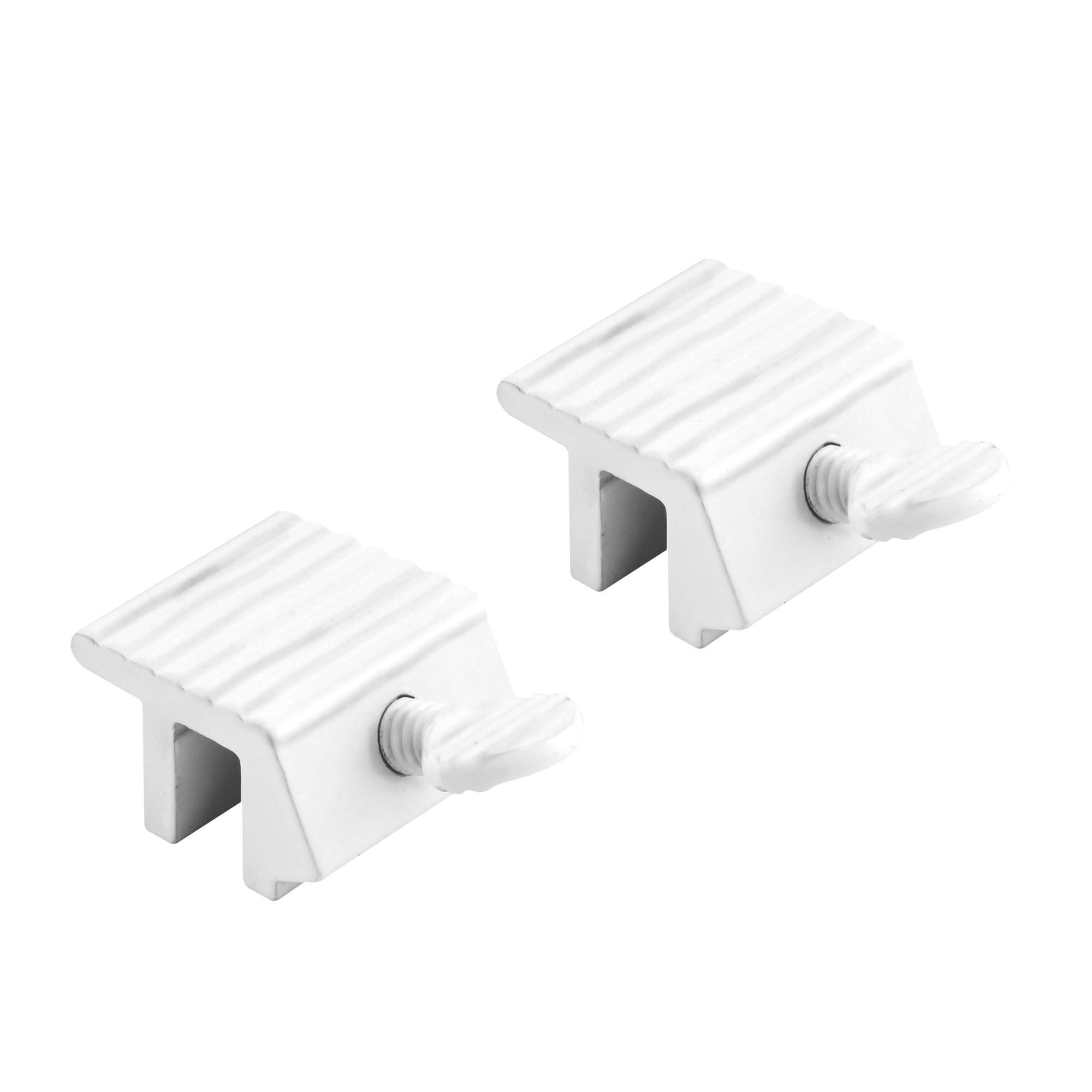 Prime-Line U 9802 Sliding Window Lock, 15/16 in L x 1/2 in W Backplate, Aluminum, Painted - 2