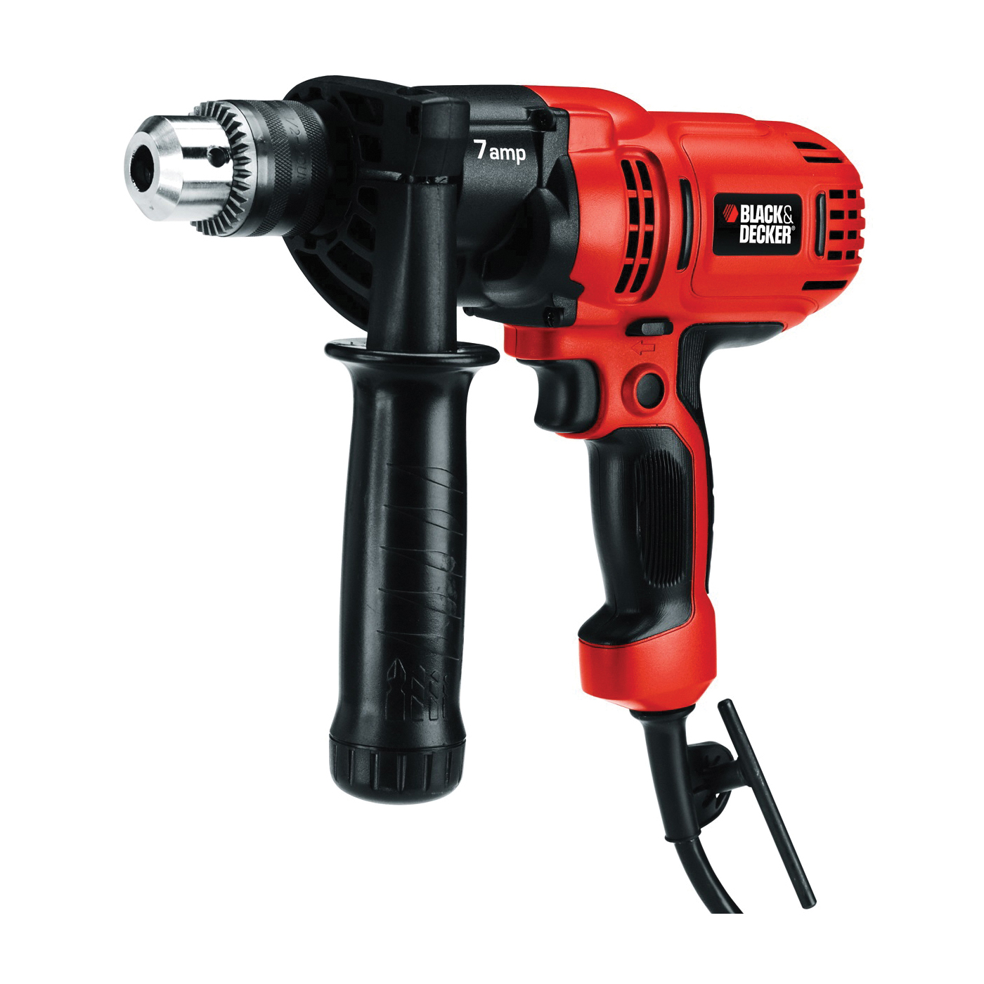 DR560 Drill/Driver, 7 A, 1/2 in Chuck, Keyed Chuck, Includes: (1) Chuck Key and Holder, (1) Side Handle