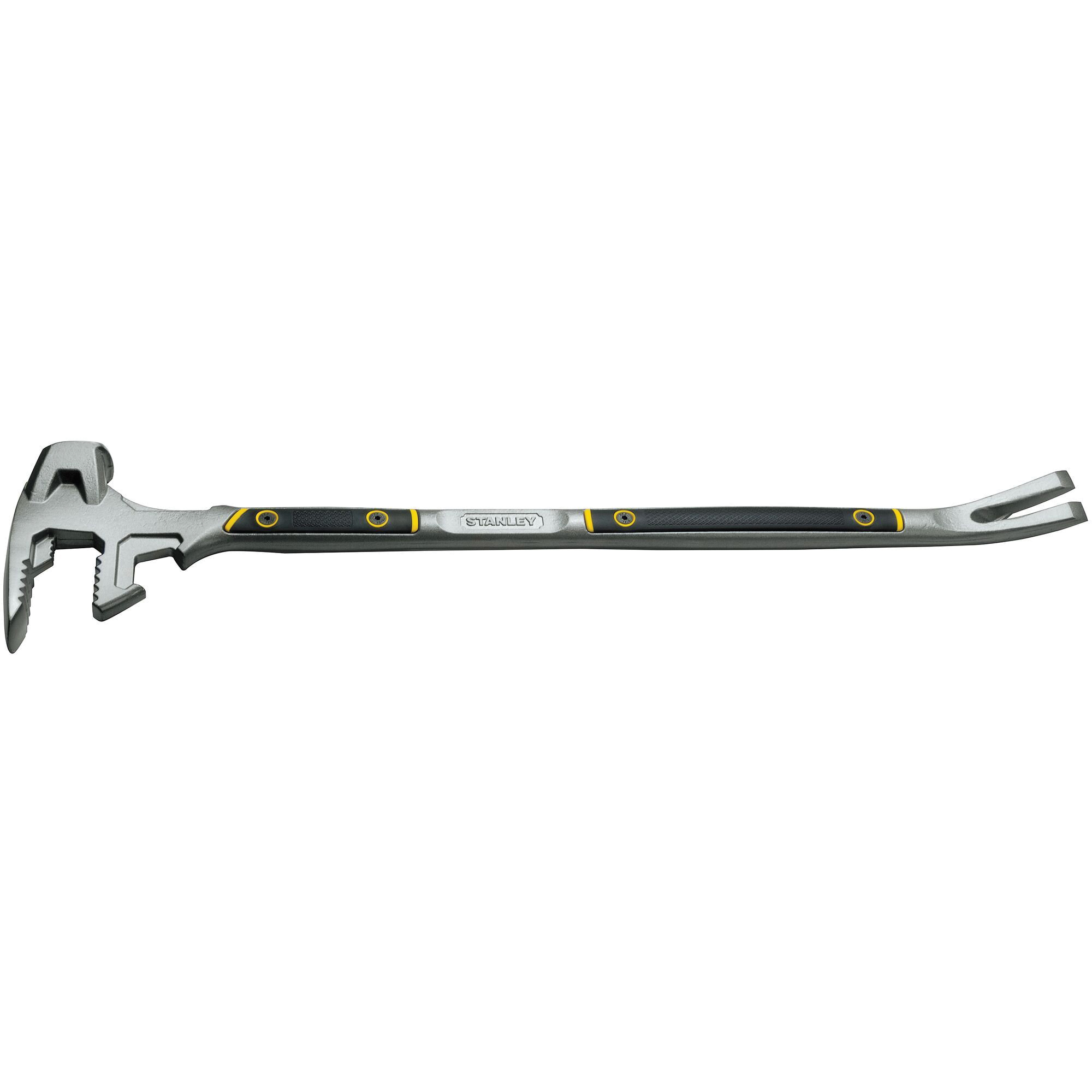 55-120 Utility Bar, 30 in L, Beveled Tip, 2 in Tip, HCS, 1 in Dia, 2 in W