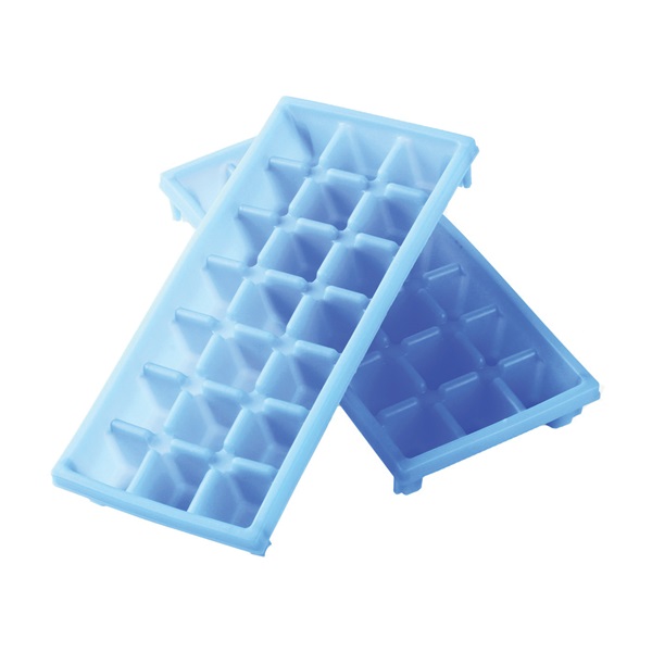 CAMCO 44100 Ice Cube Tray, Blue, 9 in L, 4 in W, 2 in H - 1