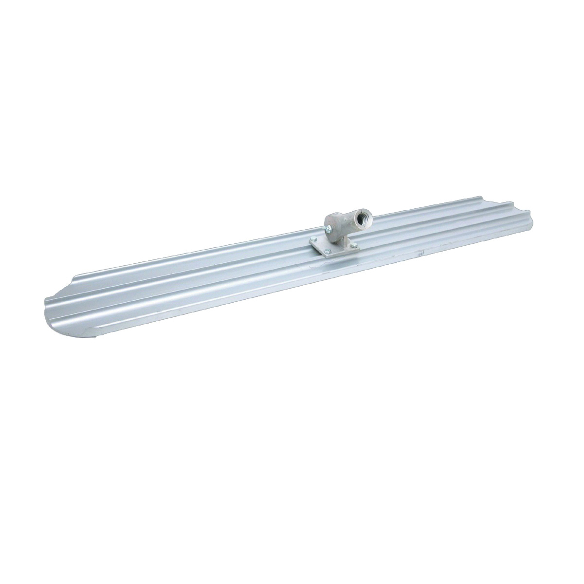 B48FR Bull Float with Bracket, 48 in L Blade, 8 in W Blade, Magnesium Blade, Round End Blade
