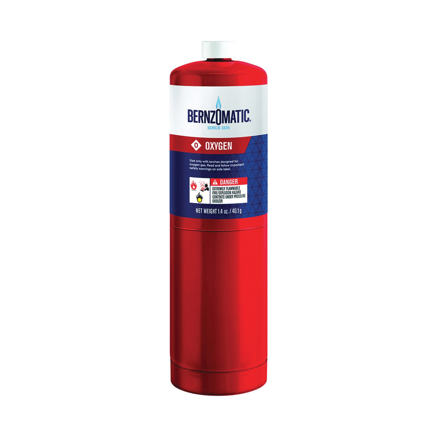 333251 Torch Cylinder, Oxygen, 1.4 oz