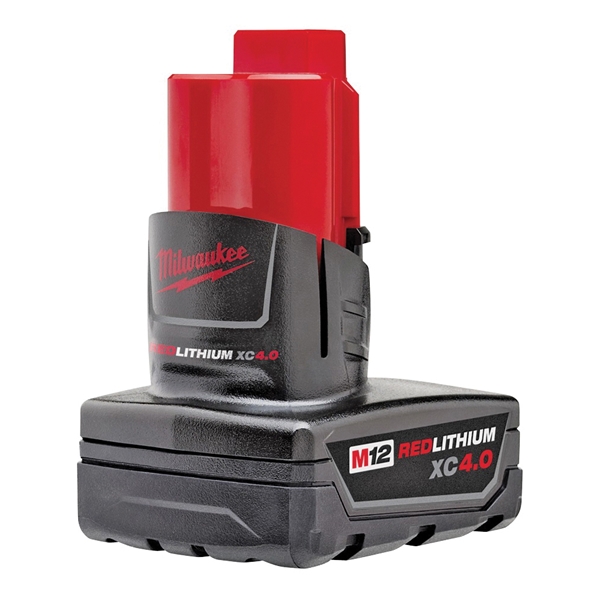 Milwaukee 48-11-2440 Rechargeable Battery Pack, 12 V Battery, 4 Ah - 2