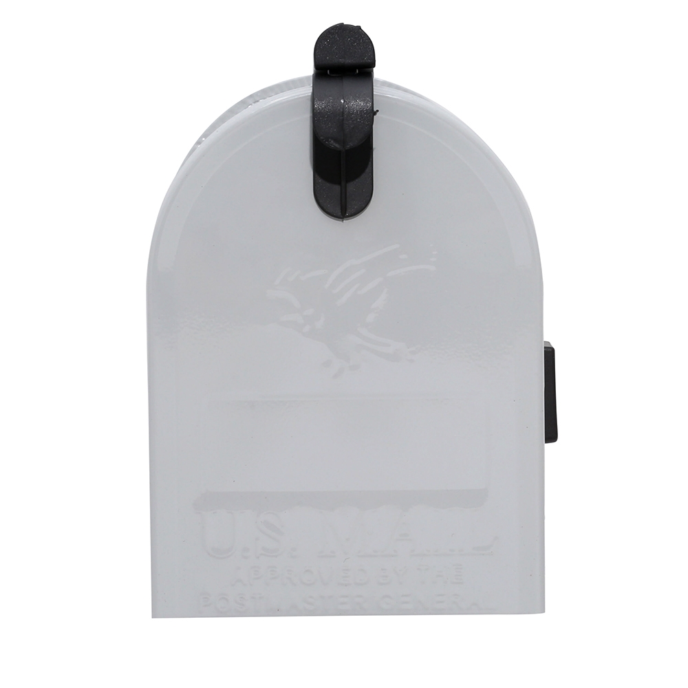 Gibraltar Mailboxes Grayson Series ST100000 Rural Mailbox, 800 cu-in Capacity, Galvanized Steel, Powder-Coated, 7 in W - 2