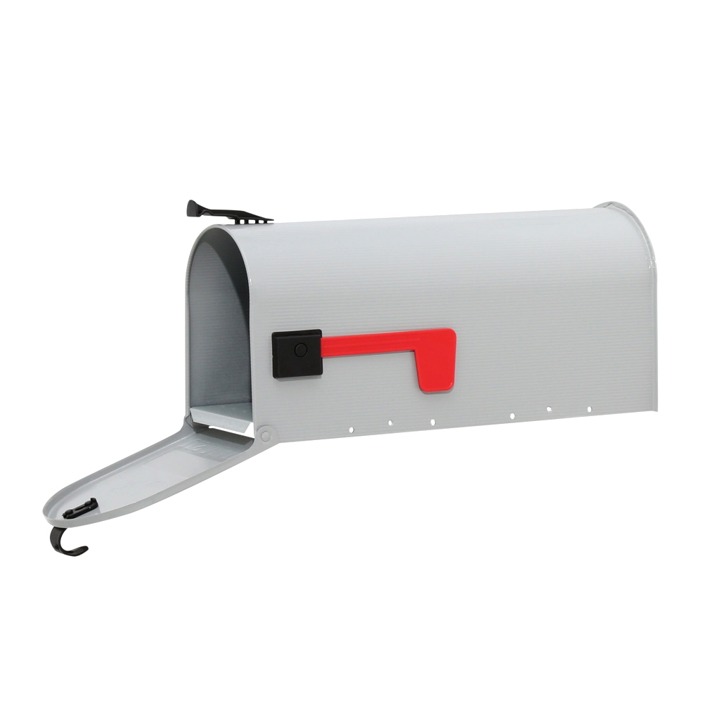 Gibraltar Mailboxes Grayson Series ST100000 Rural Mailbox, 800 cu-in Capacity, Galvanized Steel, Powder-Coated, 7 in W - 4