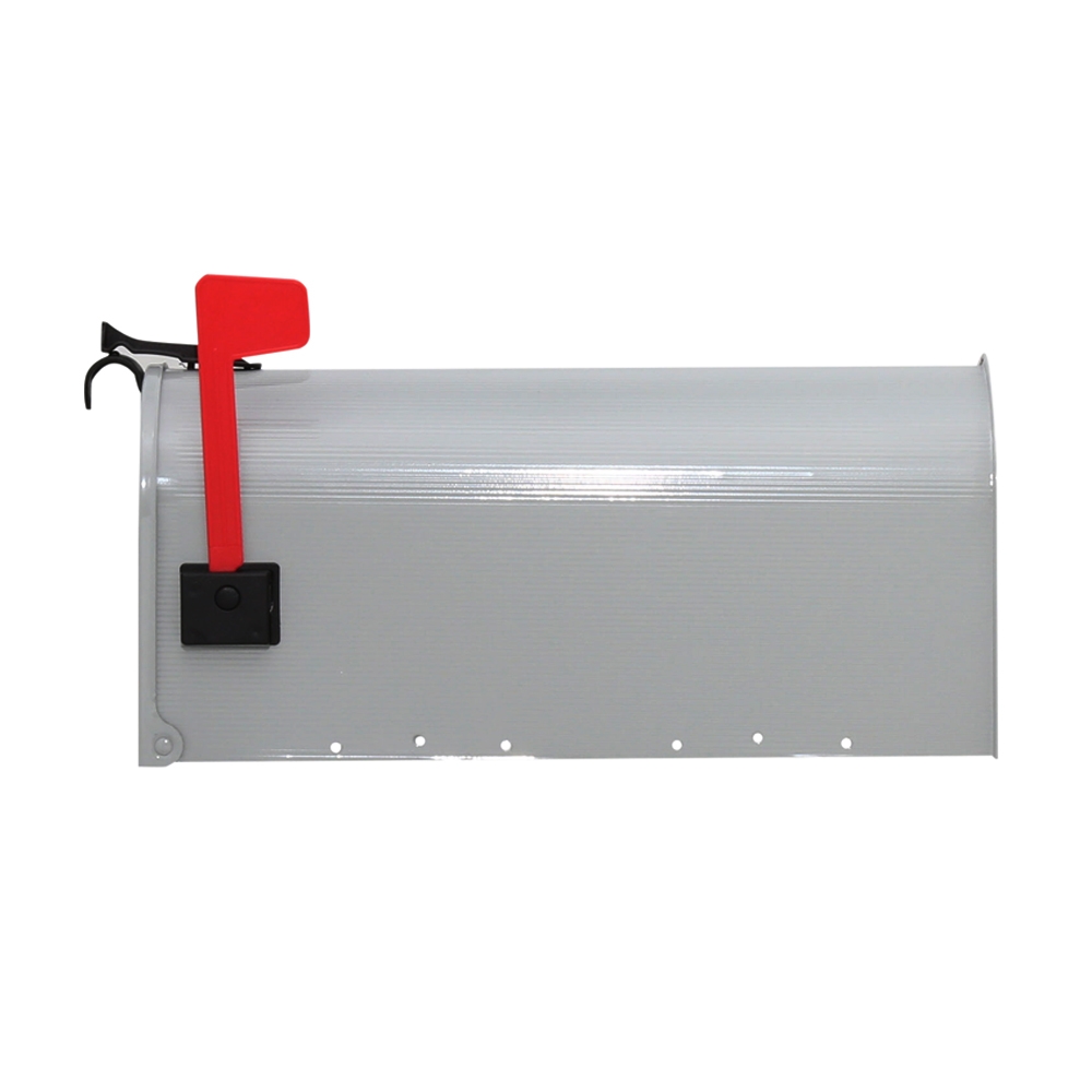 Gibraltar Mailboxes Grayson Series ST100000 Rural Mailbox, 800 cu-in Capacity, Galvanized Steel, Powder-Coated, 7 in W - 5