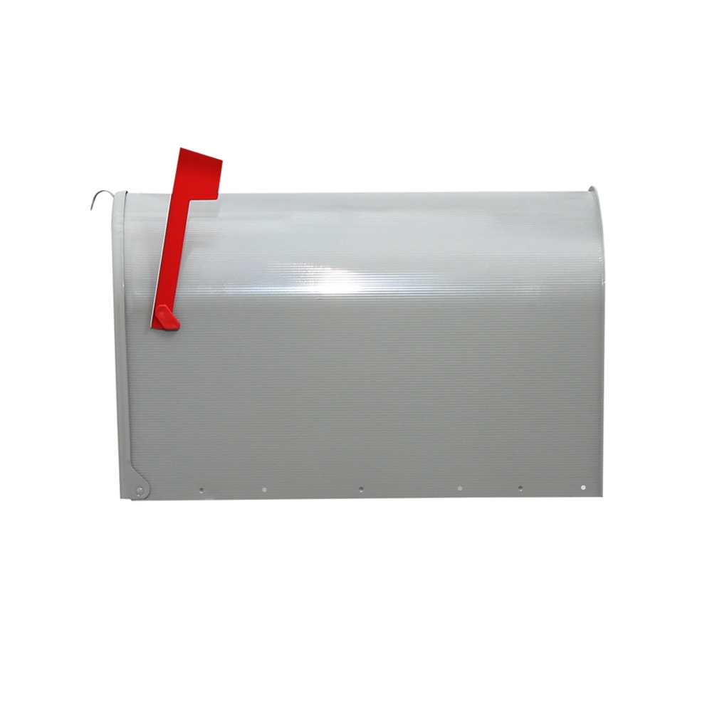 Gibraltar Mailboxes ST200000 Rural Mailbox, 3175 cu-in Capacity, Galvanized Steel, Powder-Coated, 11.7 in W, 24.8 in D - 5