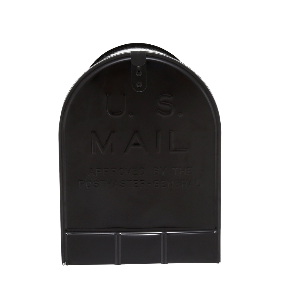 Gibraltar Mailboxes ST200B00 Rural Mailbox, 3175 cu-in Capacity, Galvanized Steel, Powder-Coated, 11.7 in W, 24.8 in D - 2