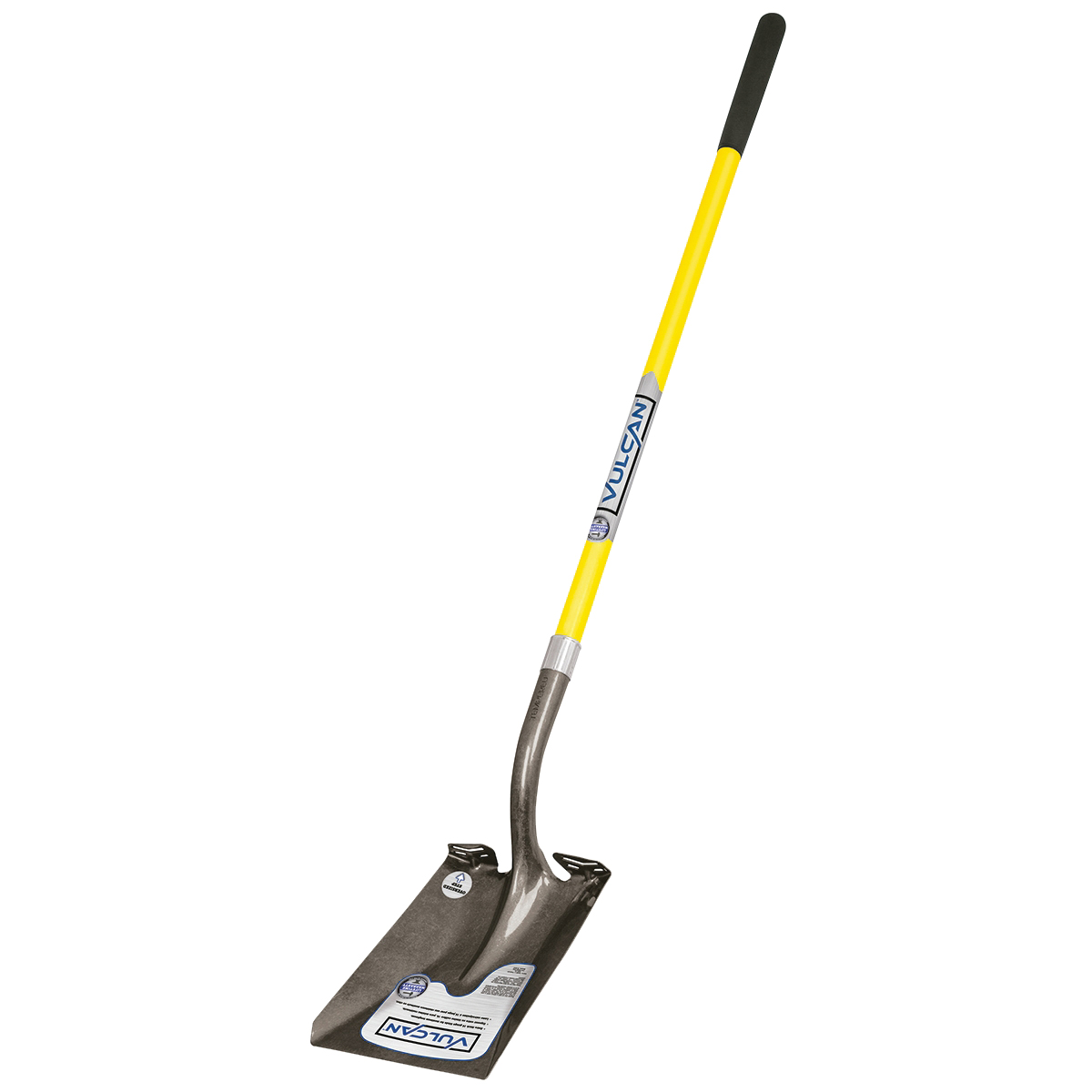 34536 PCL-F Shovel, Fiberglass Handle, Crimped Collar Handle, 48 in L Handle