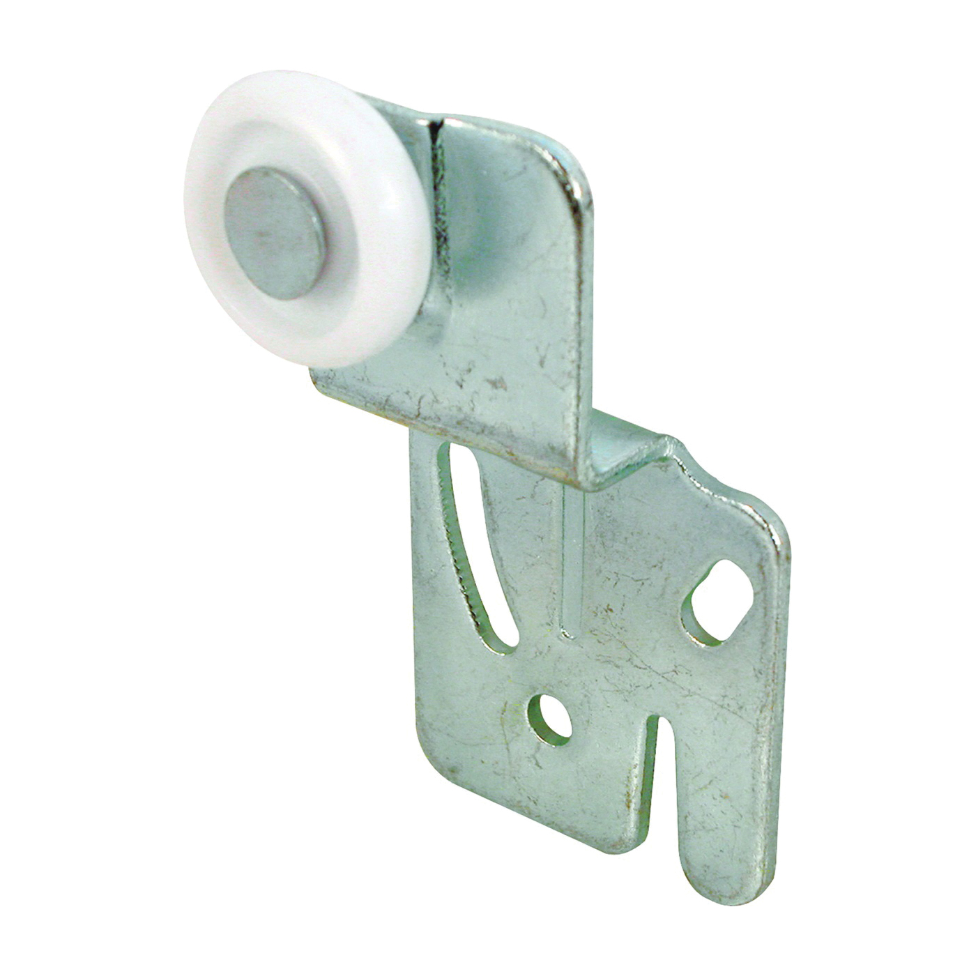 N 6501 Roller Assembly, 7/8 in Dia Roller, 1/4 in W Roller, Nylon/Steel, Silver, 1-Roller, 60 lb, Side