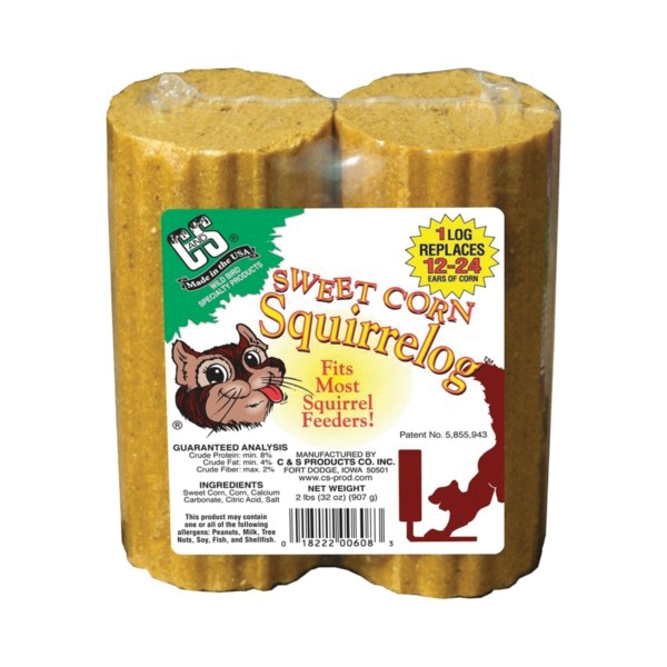 Farmers Helper CS608 Squirrel Log, Corn Log 32 oz
