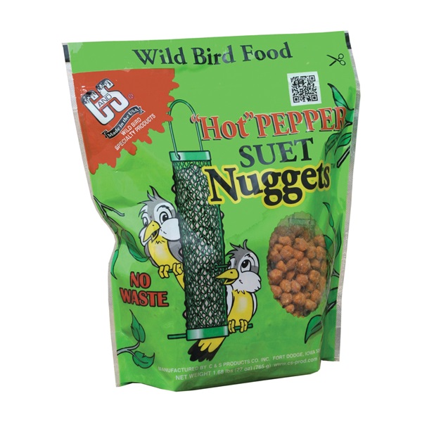 Nuggets CS06107 Bird Food, High-Energy, Hot Pepper Flavor, 27 oz Bag