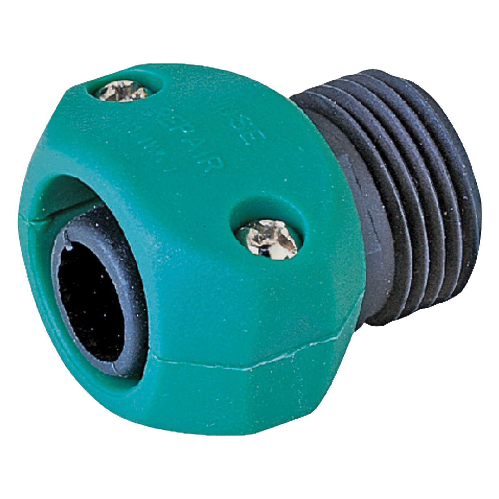 GC5313L Hose Coupling, 5/8 to 3/4 in, Male, Plastic, Black/Green