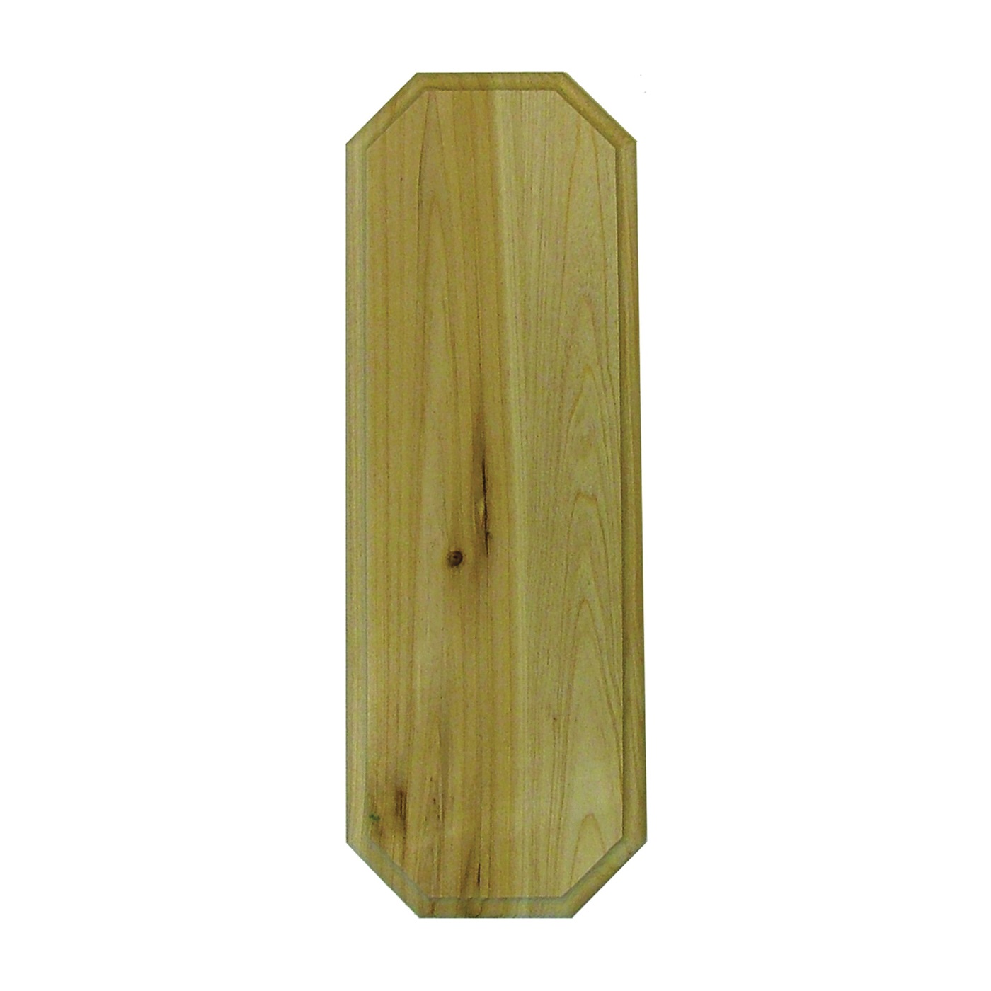 AK-300 Address Plaque, Rectangular, Natural Cedar