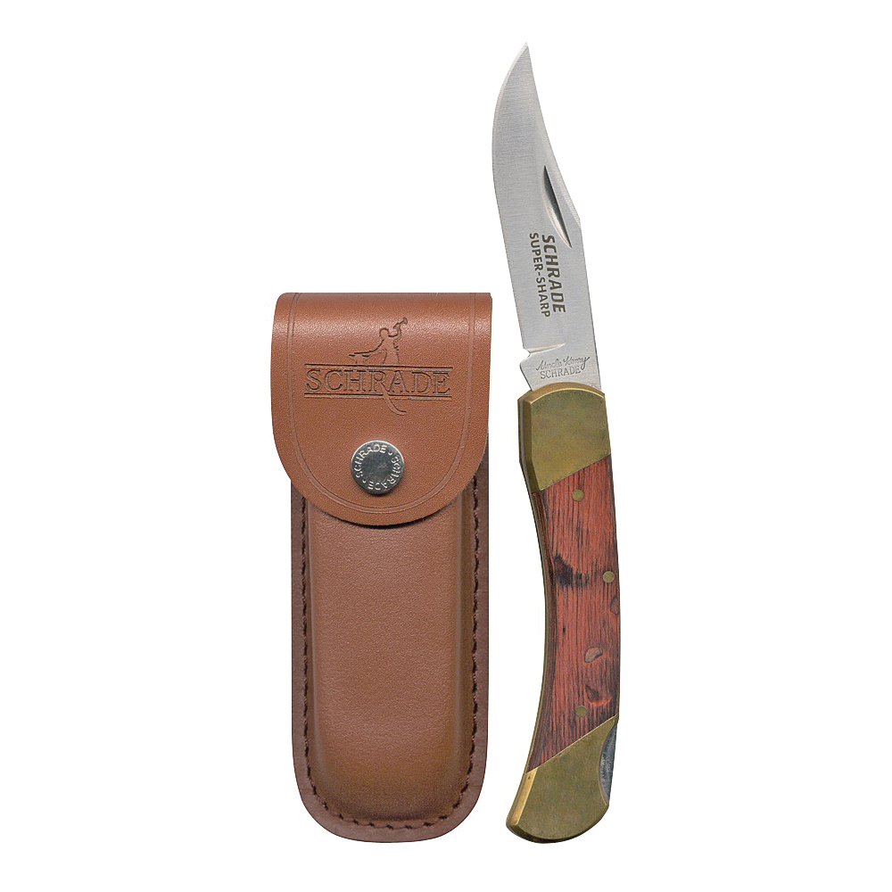 LB7 Folding Pocket Knife, 3.7 in L Blade, Stainless Steel Blade, 1-Blade