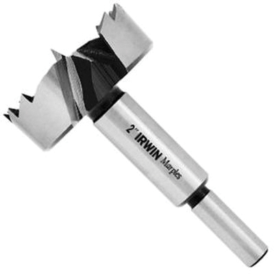 1966895/42906 Forstner Bit, 3/8 in Dia, 3-1/2 in OAL, 2-Flute, 3/8 in Dia Shank, Reduced Shank