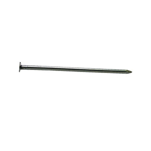 0053098 Common Nail, 4D, 1-1/2 in L, Steel, Brite, Flat Head, Round, Smooth Shank, 1 lb