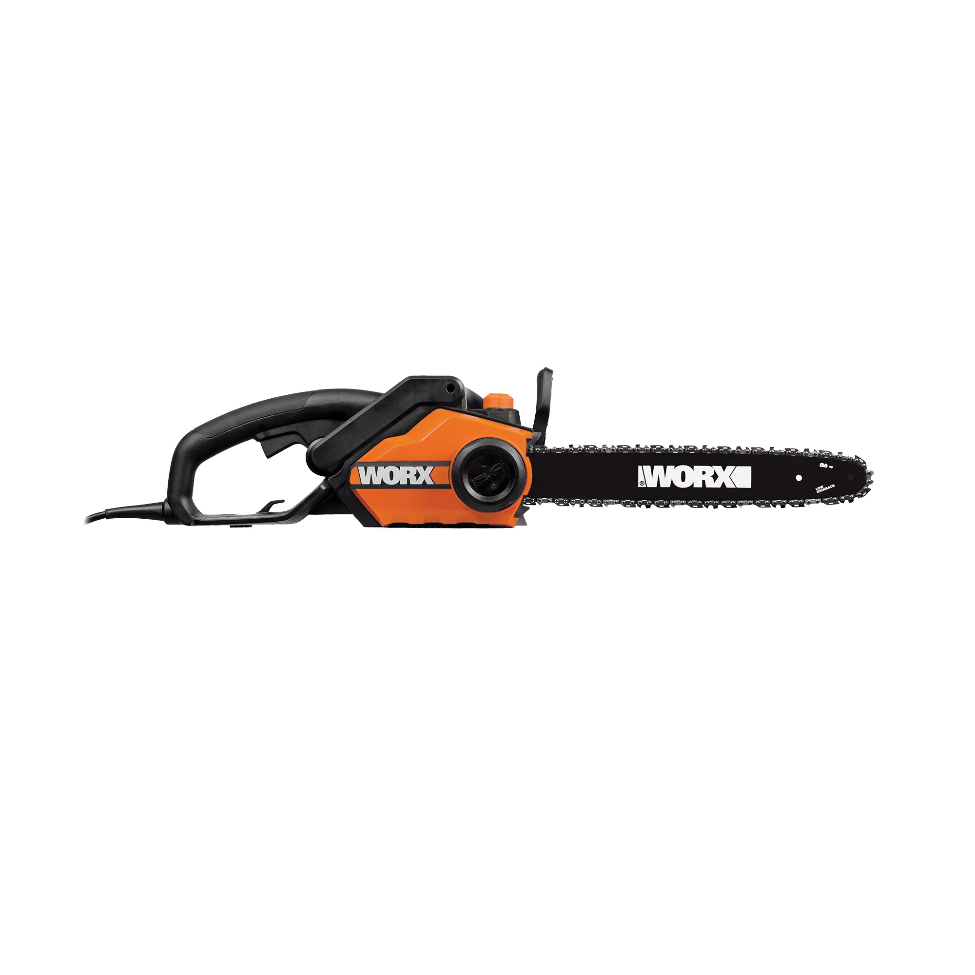 WG303.1 Chainsaw, 14.5 A, 120 V, 3.5 hp, 16 in L Bar/Chain, 3/8 in Bar/Chain Pitch, Rear Handle