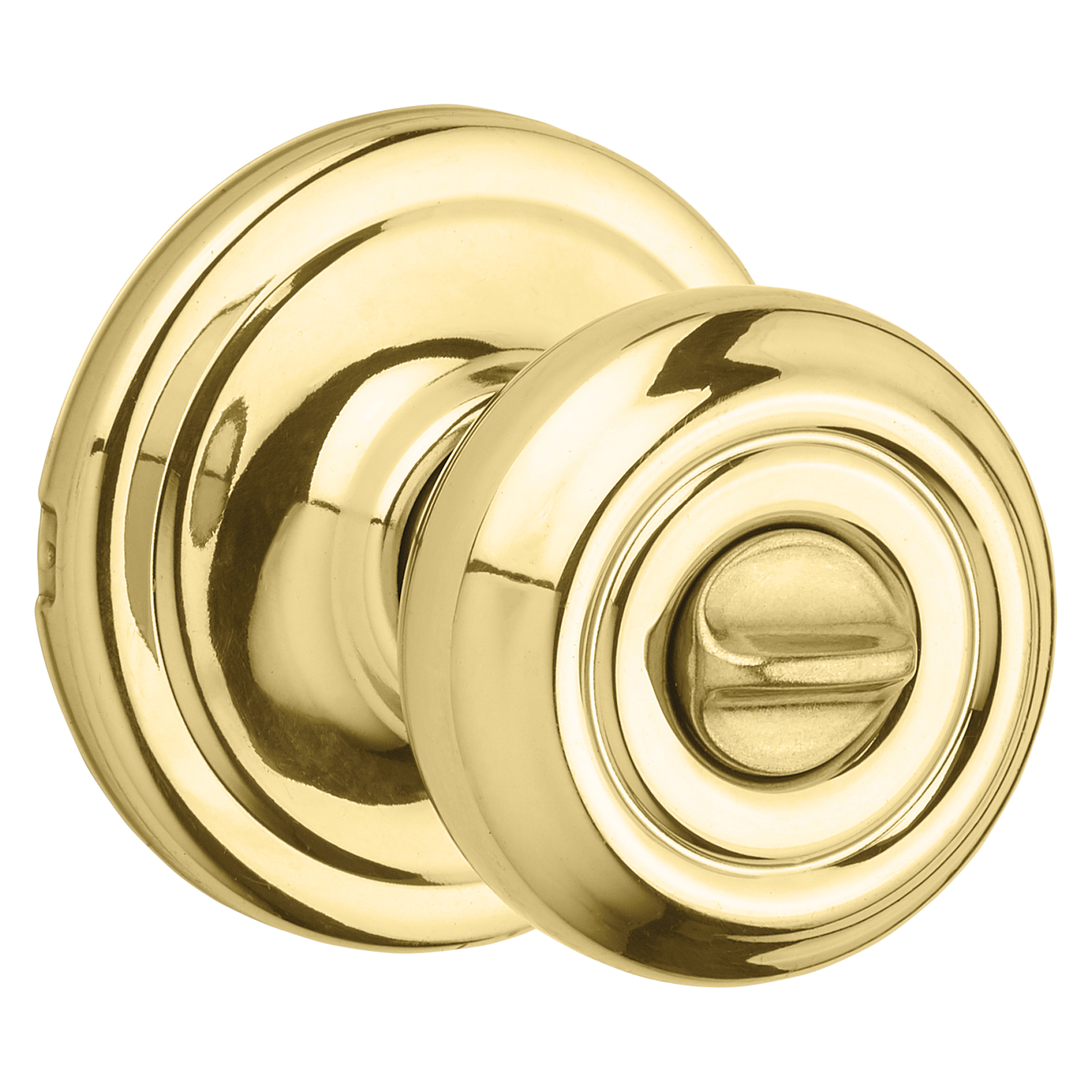 Kwikset Signature Series 730CN 3 CP Privacy Door Knob, 2-1/8 in Dia Knob, 2-5/8 in H x 2-5/8 in W Dimensions