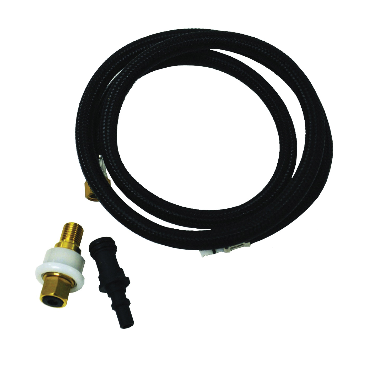 Premium Series 10340 Side Spray Hose, 0.38 in Connection, Snap, 48 in L, PVC