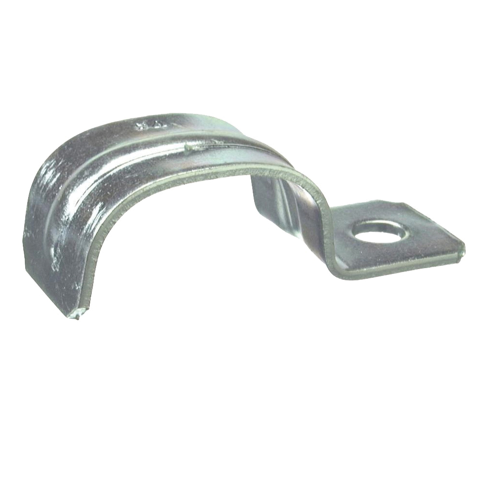 26219 1-Hole Service Entrance Cable Strap, 3 to 4/0 AWG, Steel, Electro Zinc-Plated