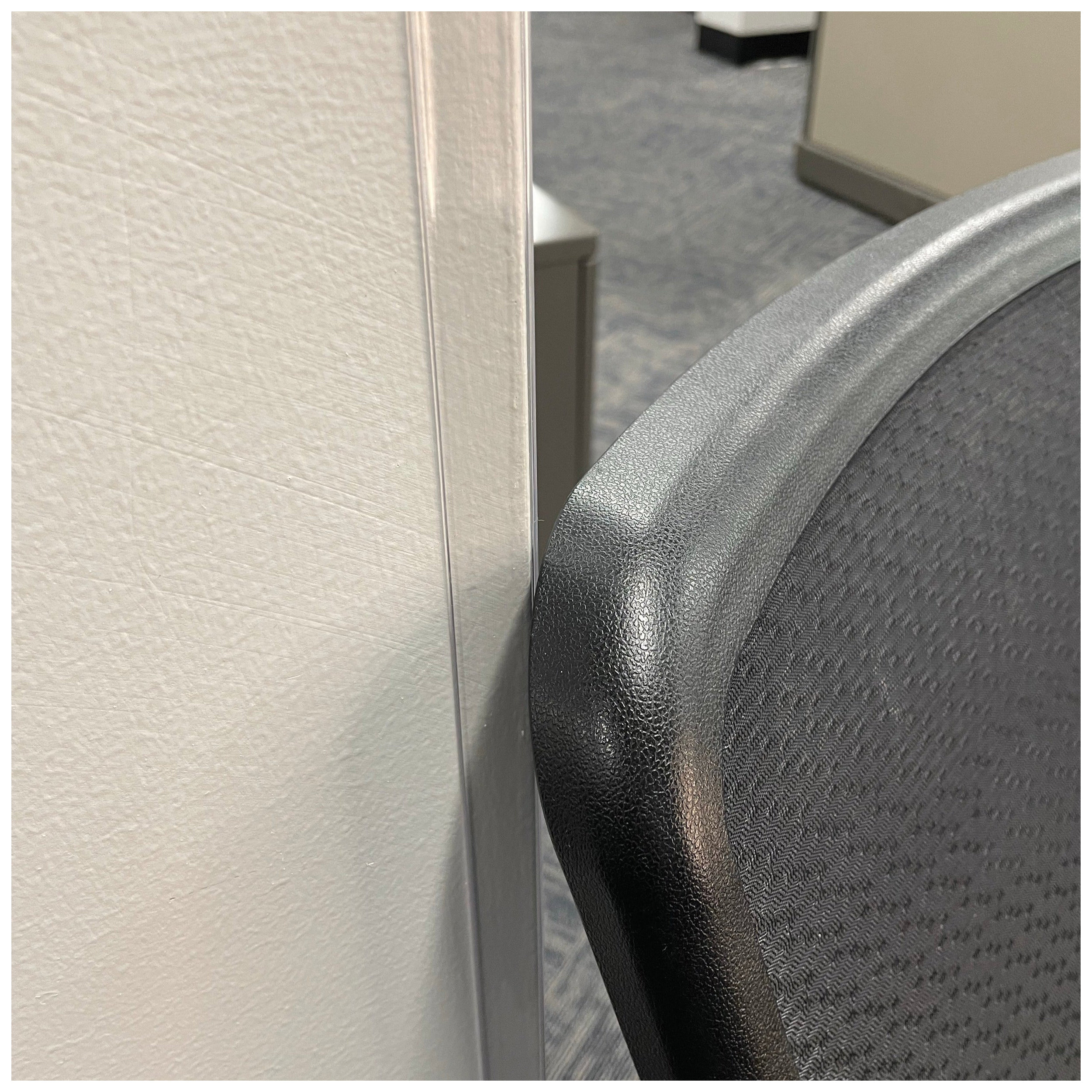 Korner Kovers U 10082 Corner Shield, 96 in L, 3/4 in W, Aluminum, Clear - 2