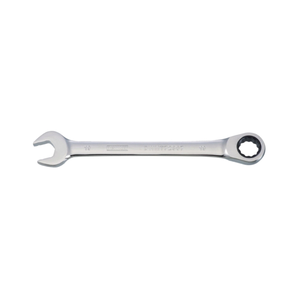 DWMT72307OSP Combination Wrench, Metric, 19 mm Head, 9-11/16 in L, 12-Point, Steel, Chrome-Plated