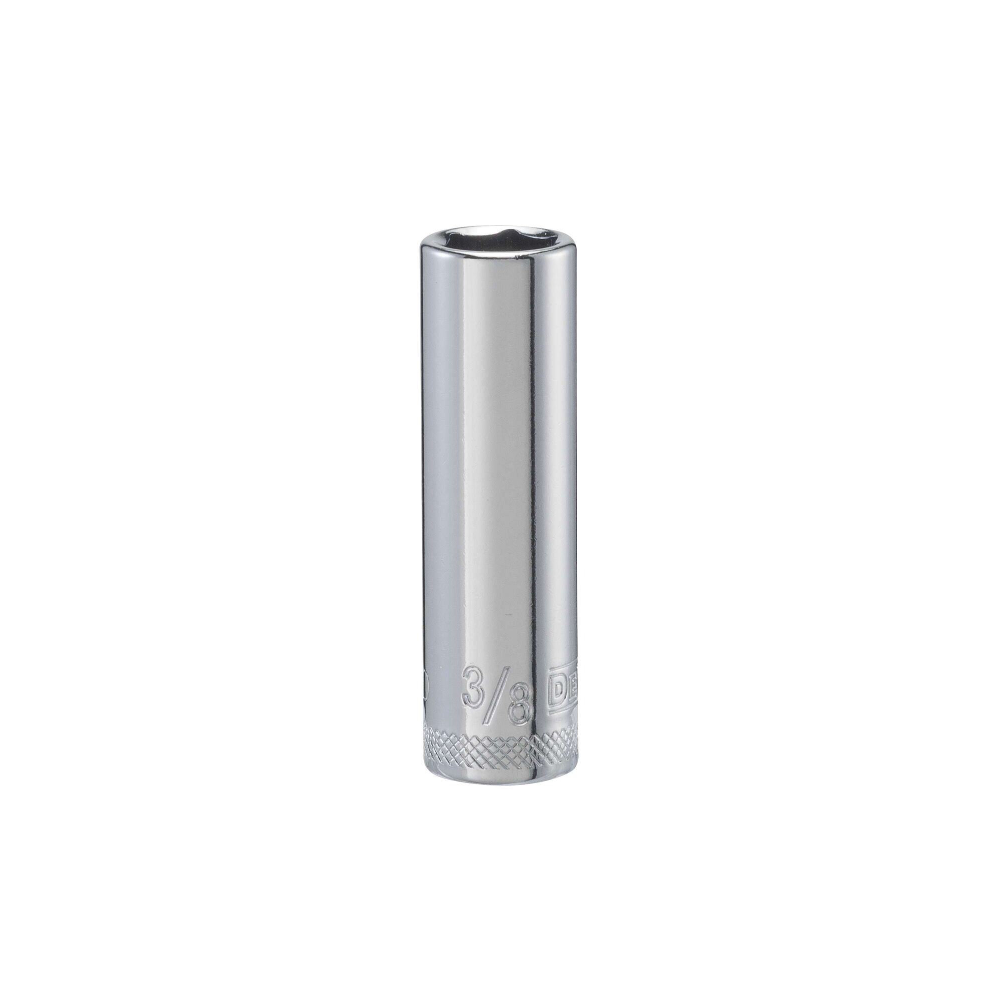 DWMT86047OSP Drive Hand Socket, 3/8 in Socket, 1/4 in Drive, 6-Point, Steel, Polished Chrome Vanadium