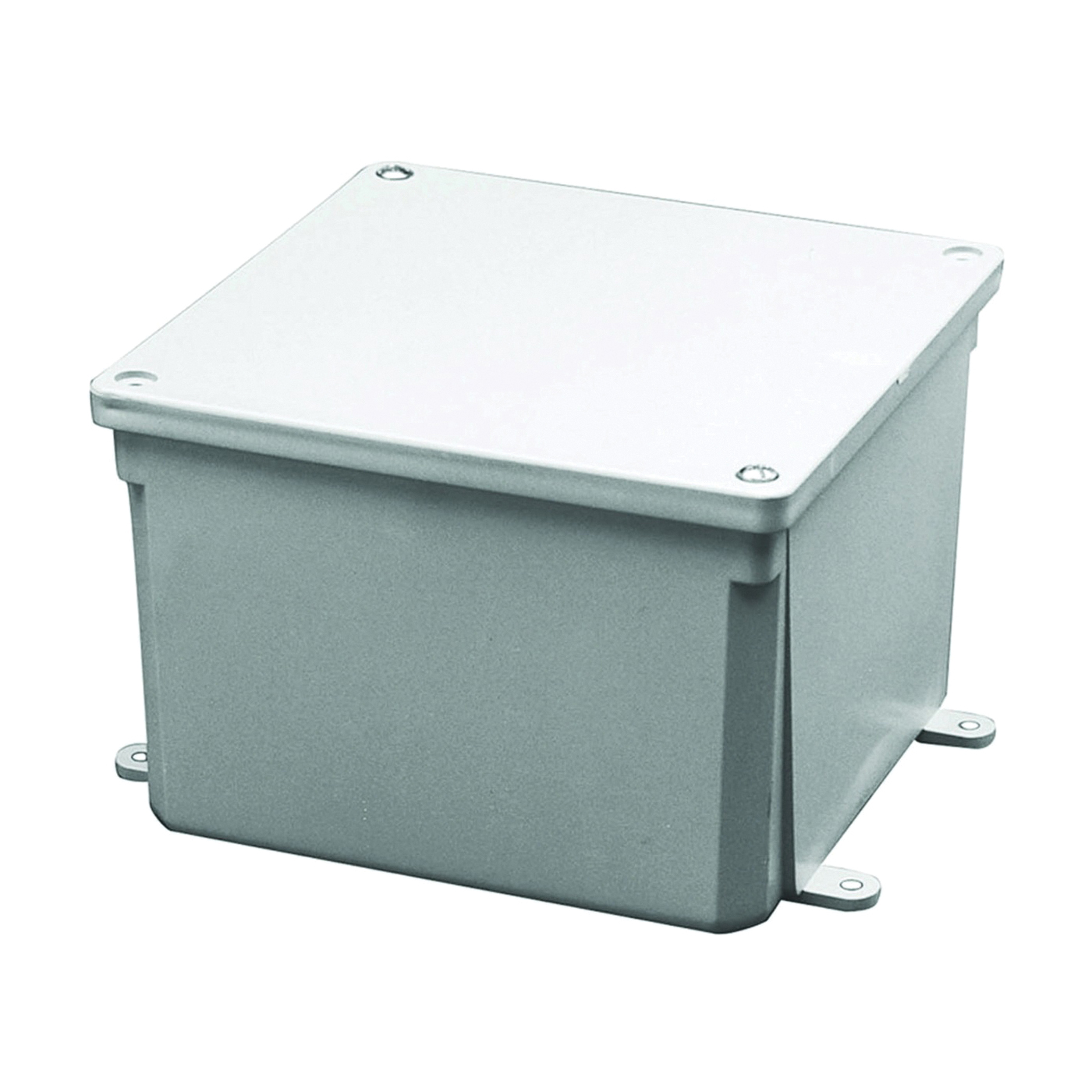 E987NR Molded Junction Box, PVC, Gray