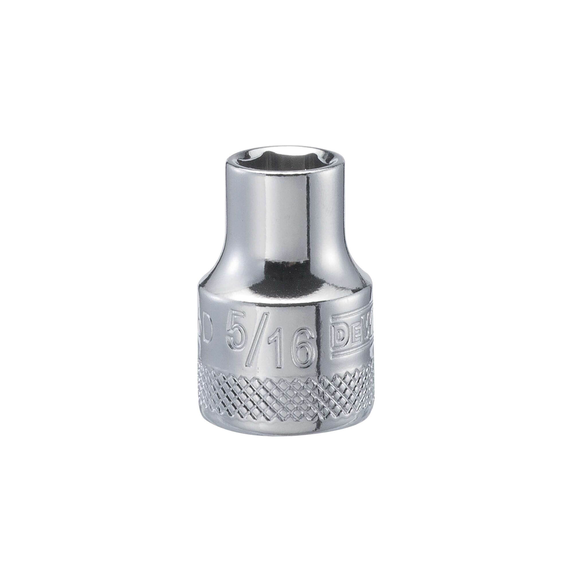 DWMT86256OSP Drive Hand Socket, 5/16 in Socket, 3/8 in Drive, 6-Point, Steel, Polished Chrome Vanadium