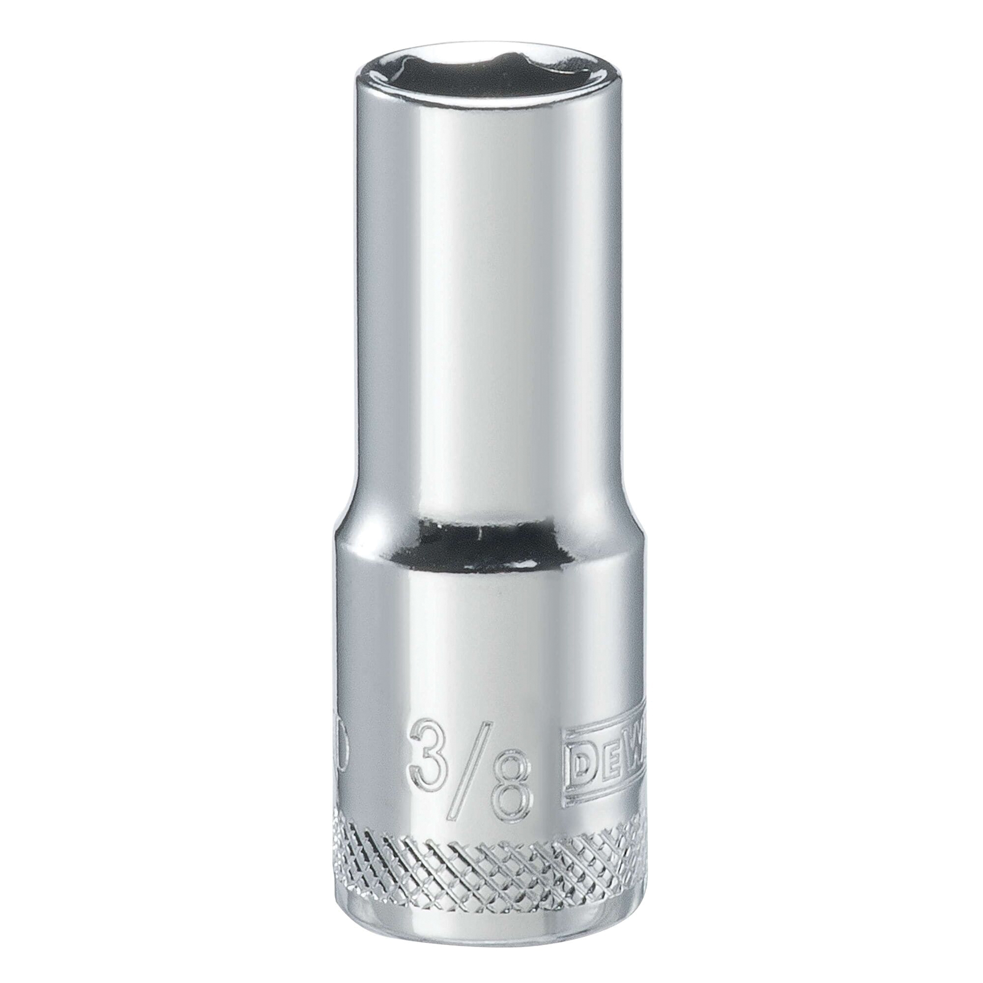 DWMT88985OSP Drive Hand Socket, 3/8 in Socket, 3/8 in Drive, 6-Point, Steel, Polished Chrome Vanadium