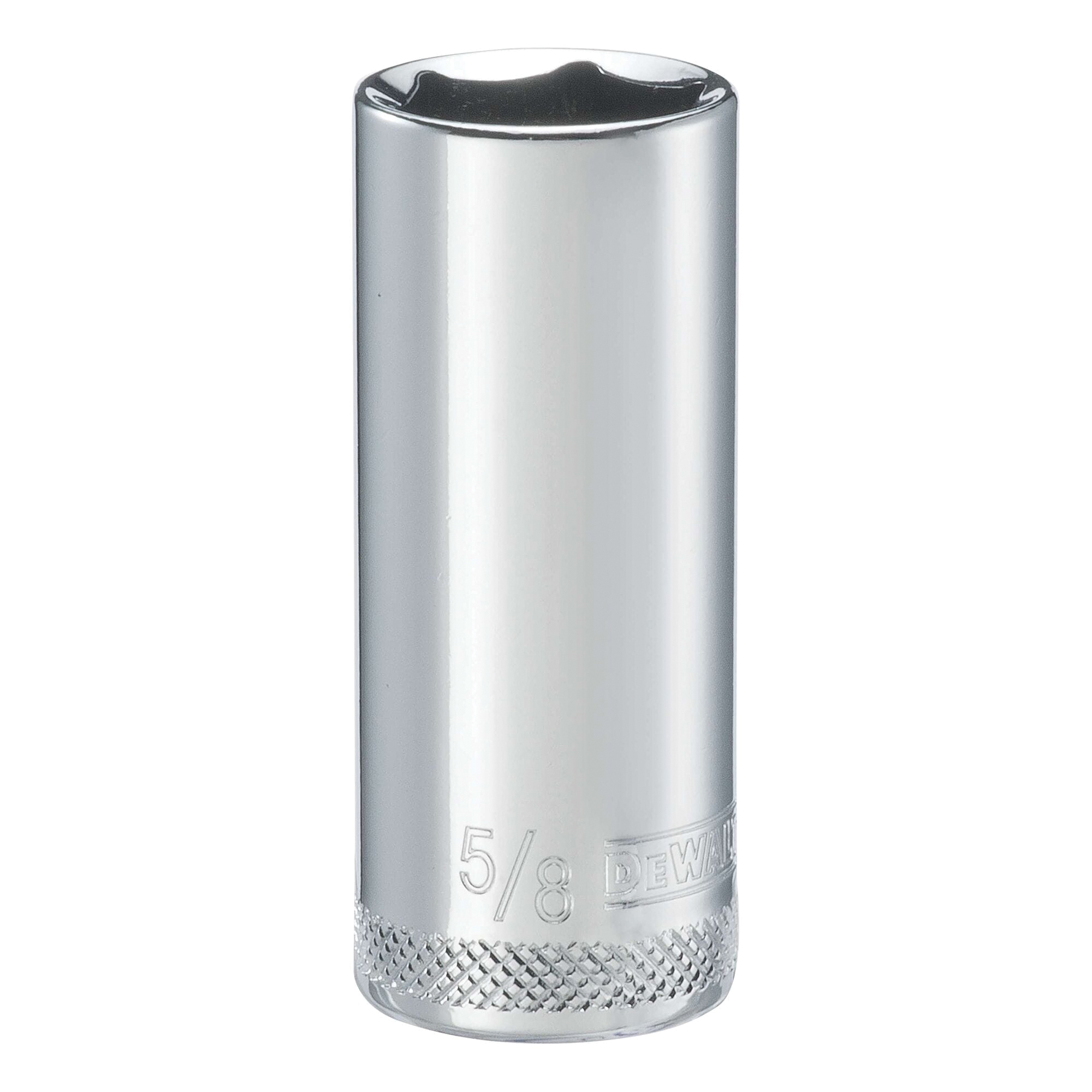 DWMT88989OSP Drive Hand Socket, 5/8 in Socket, 3/8 in Drive, 6-Point, Steel, Polished Chrome Vanadium